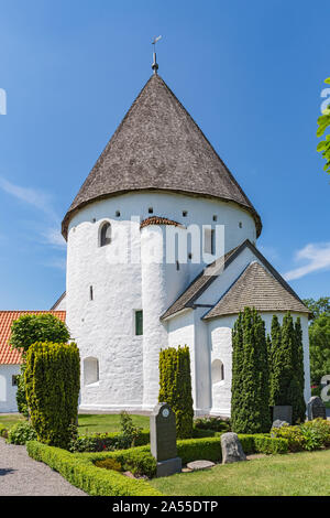 Bornholm, Rundkirche, Sankt Ols Kirke Stockfoto