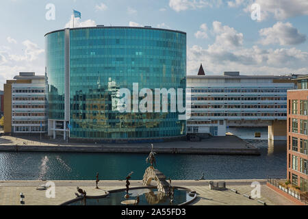 Kopenhagen, Dänemark - 16 September 2017: Alm. Marke, früher Aktieselskabet Det Ostasiatiske Kompagni (EAC, East Asiatic Company), entworfen von PLH EIN Stockfoto