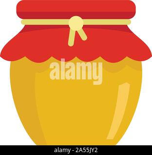 Honigtopf Symbol. Flache Darstellung der honigtopf Vektor Symbol für Web Design Stock Vektor