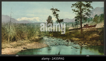 Upsilon Peak, Estes Park, Colorado Stockfoto