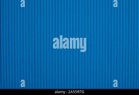 Wellpappe Papier blaue Farbe Hintergrund und Textur, kopieren. Stockfoto