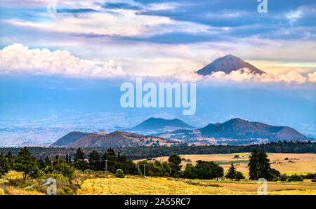 Vulkan Popocatepetl in Mexiko Stockfoto