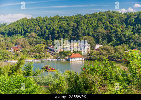 Tempel des Zahns (dalada Maligava) in Kandy - Sri Lanka Stockfoto