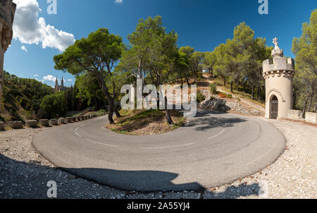 Frigolet Abbey, Gemeinde Tarascon, Provence, Frankreich. Stockfoto