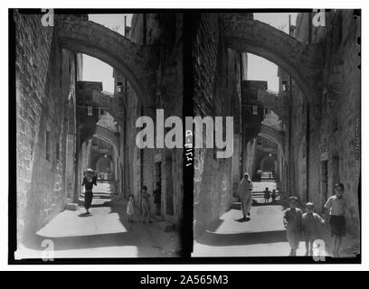 Via Dolorosa, V-Station [Kreuz] Stockfoto