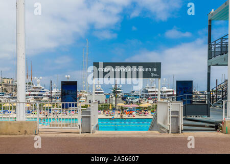 Ein Blick in Monte Carlo in Monaco Stockfoto