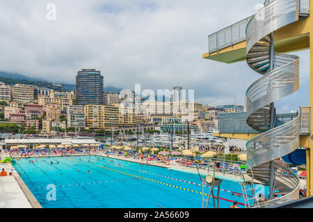 Ein Blick in Monte Carlo in Monaco Stockfoto