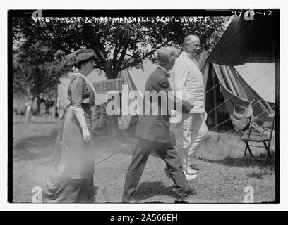 Vice Pres't & Frau Marshall, gen Leggett [d. h. Liggett] Stockfoto