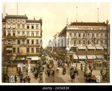 Victoria Hotel, Unter den Linden, Berlin, Deutschland Stockfoto