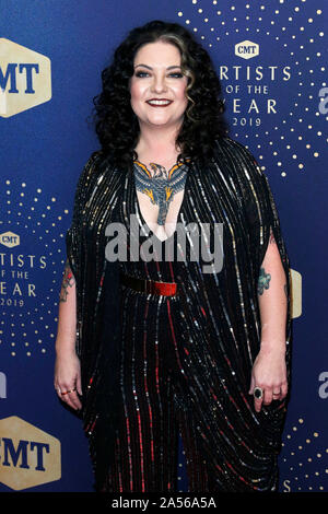 Nashville, USA. 16 Okt, 2019. Ashley McBryde auf der CMT Künstler des Jahres 2019 Preisverleihung im Rahmen der Schermerhorn Symphony Center. Nashville, 16.10.2019 | Verwendung der weltweiten Kredit: dpa/Alamy leben Nachrichten Stockfoto