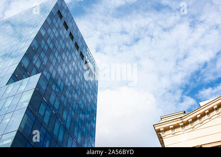 Nr. 1 Neubaugebietes Spinningfields entfernt Office Block von Quay Street, Manchester, UK fotografiert. Stockfoto