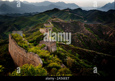 Chinesische Mauer, Peking, China Stockfoto