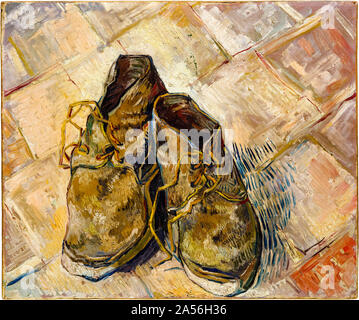 Vincent van Gogh, Schuhe, Stilleben Malerei, 1888 Stockfoto