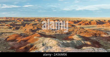 Die Painted Desert im Petrified Forest National Park, AZ. Stockfoto