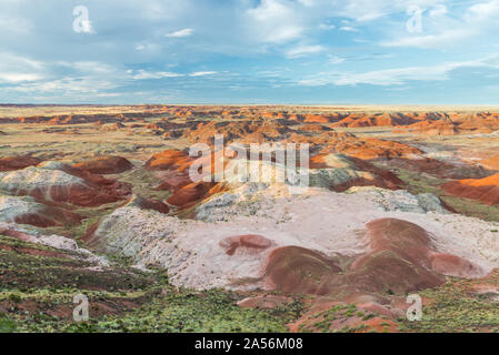 Die Painted Desert im Petrified Forest National Park, AZ. Stockfoto