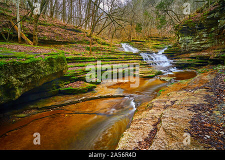 Raven Run Creek. Stockfoto