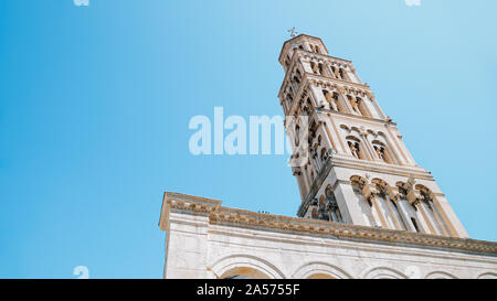 Der Diokletianspalast hl. Domnius Glockenturm der Kathedrale in Split, Kroatien Stockfoto