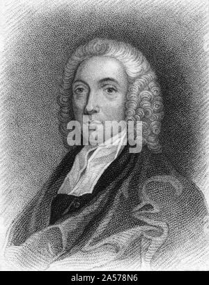 Philip Doddridge D.D. (1702 - 1751) war die evangelische Englische Nonkonformist (congregationalist) Minister, Pädagoge, und produktivsten hymnwriter. Doddridge war ein Zeitgenosse und Freund von Isaac Watts, John Wesley und George Whitefield, und war ein Einfluss durch sein Schreiben auf William Wilberforce und Charles Spurgeon. Stockfoto