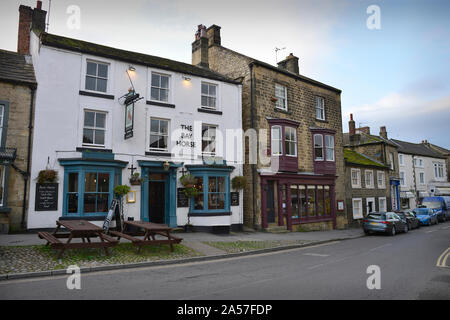 Silver Street Masham North Yorkshire England Großbritannien Stockfoto