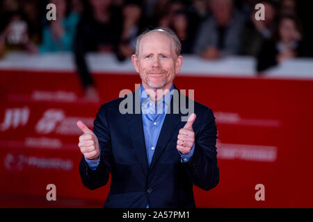 Rom, Italien. 18. Okt 2019. Ron Howard nimmt an den roten Teppich des Films 'Pavarotti' während des 14 Rom Film Fest im Auditorium Parco della Musica am 18. Oktober 2019. Credit: Giuseppe Maffia/Alamy leben Nachrichten Stockfoto