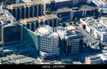 Cedars-Sinai Medical Center in einer Stadt, Los Angeles, Kalifornien, USA Stockfoto