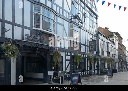 Die alte Glocke Hotel, Sadler Gate, Derby Stockfoto