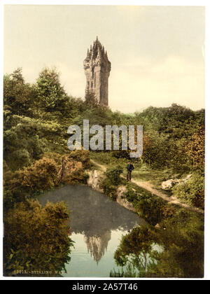 Wallace Monument in Stirling, Schottland Stockfoto