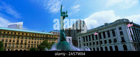 Brunnen des ewigen Lebens, Cleveland, Ohio, USA Stockfoto