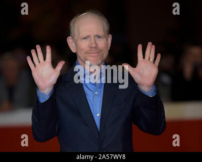 Italien, Rom, 18. Oktober, 2019: 14 Rome Film Festival 2019. Roten Teppich des docufilm 'Pavarotti' dargestellt: Ron Howard Foto © Fabio Mazzarella Stockfoto