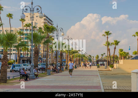 Eine typische Ansicht in Larnaca auf Zypern Stockfoto