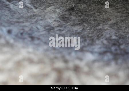 Nahaufnahme der Oberflächentextur von einem Stuhl in bunten iclendic Wolle abgedeckt Stockfoto