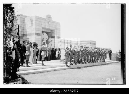 Soldatenfriedhof Weihe, Gaza, 28. April 1925 Stockfoto