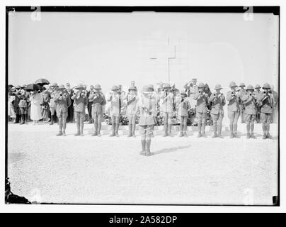 Soldatenfriedhof, Gaza-Belah, 28. April 1925 Stockfoto