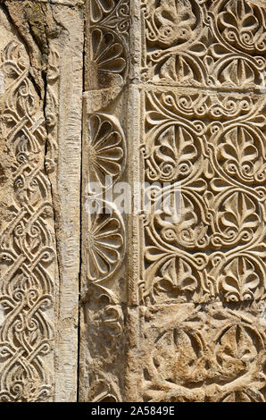 Detail der Ananuri Schloss aus dem 13. Jahrhundert, auf dem Fluss Aragvi. Georgien, Kaukasus Stockfoto