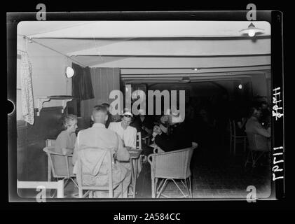 Unteroffiziere' Club (Garnison Club bei der Deutschen Kolonie, Jer. [D. h., Jerusalem] Wiedergabe Wist Stockfoto