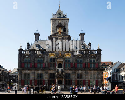 Stadhuis, dem ehemaligen Rathaus und Standesamt, Delft, Südholland, Niederlande Stockfoto