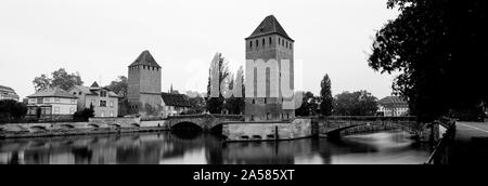 Ponts Couverts Brücke in Straßburg, Bas-Rhin, Frankreich Stockfoto