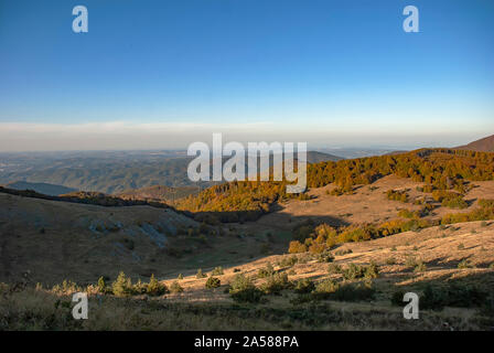 Die Spitzen des Balkangebirges in Bulgarien Stockfoto
