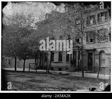 Washington, D.C. Zentrale der Sanitär- Kommission, 1333 F Street, N.W. Abstract: Ausgewählte Bürgerkrieg Fotografien, 1861-1865 Stockfoto