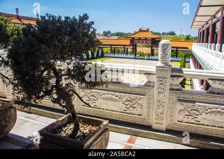 Zu Lai Tempel, der größten buddhistischen Tempel in Lateinamerika, Cotia, São Paulo, Brasilien Stockfoto