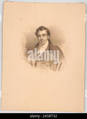 Unbekannter Mann, Brustbild, Vorderseite] / Schoener 1827 Stockfoto