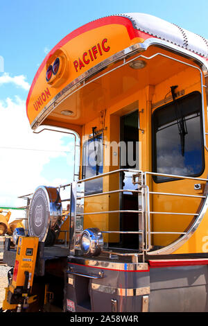 Das Ende der Beförderung des Big Boy 4014 Union Pacific Railroad jubiläumstour am Tucson AZ Stockfoto