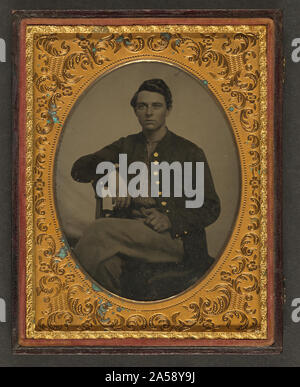 Unbekannter Soldat in der Union einheitlich Stockfoto