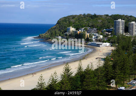 Burleigh Heads an der Gold Coast in Australien Stockfoto