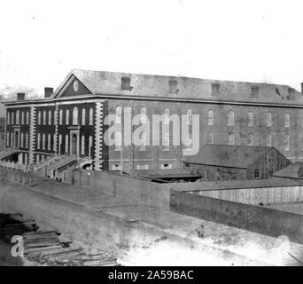 Geschichte Kaliforniens - St. Ignatius Kirche und Hochschule, Market Street, San Francisco Ca. 1866 Stockfoto