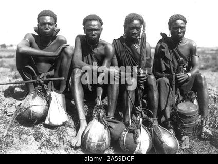 Mann des Kikayu Stamm, British East Africa 1890-1923 Stockfoto