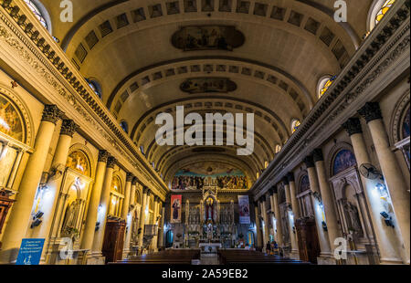 Buenos Aires, Argentinien - 20 Januar, 2018: San Antonio de Padua Kirche Stockfoto