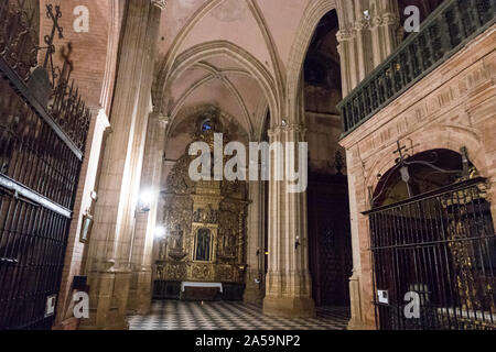 Carmona, Spanien. Die Iglesia de Santa Maria de la Asunción (Kirche der Heiligen Maria), einem der wichtigsten katholischen Tempeln der Stadt in Andalusien Stockfoto