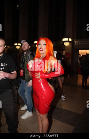 Liah Lou Medusa auf der 23. Venus Berlin 2019 in den Messehallen unter dem Funkturm. Berlin, 19.10.2019 Stockfoto