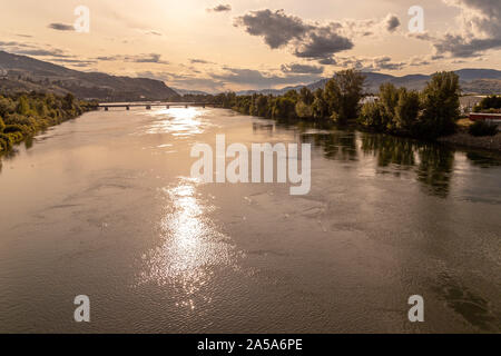 Blick auf Kamloops Kanada BC Stockfoto